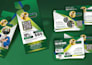 design door hanger, rack card, postcard for cleaning, roofing, solar, lawn care